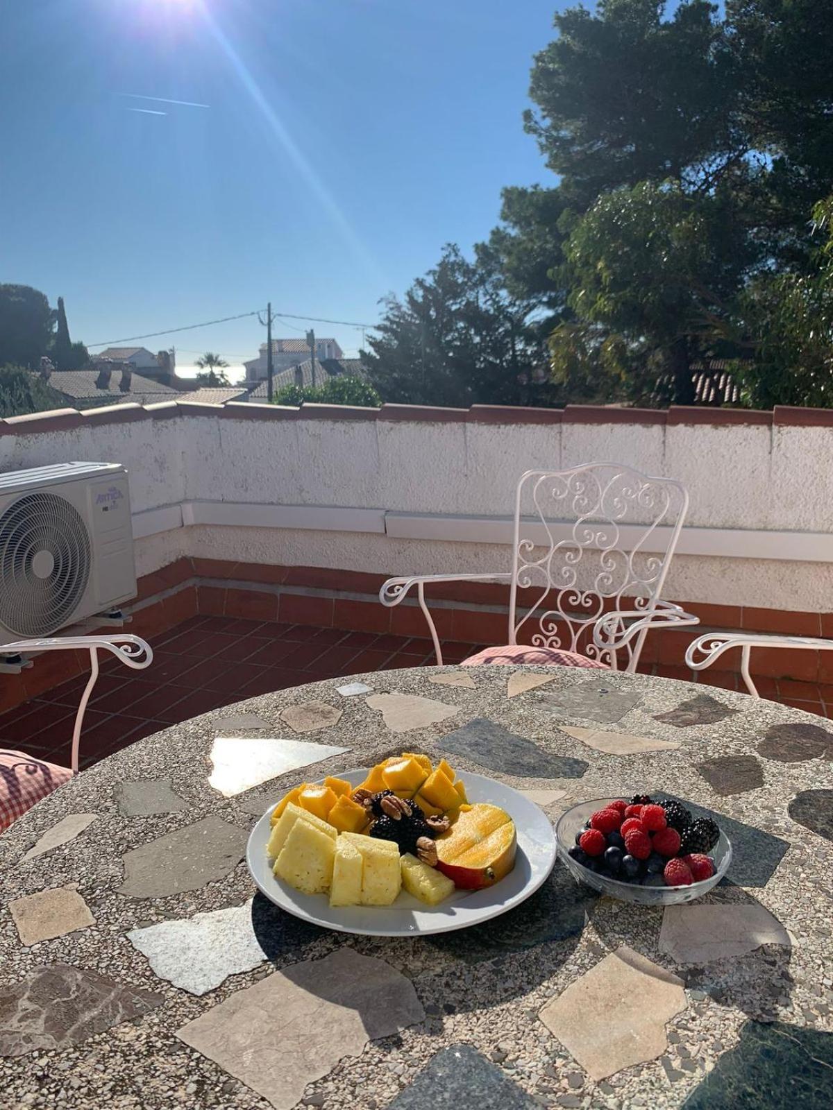 Villa Dos Calas - Bonita Villa De Estilo Rustico Y Piscina De Agua Salada L'Ametlla de Mar Buitenkant foto