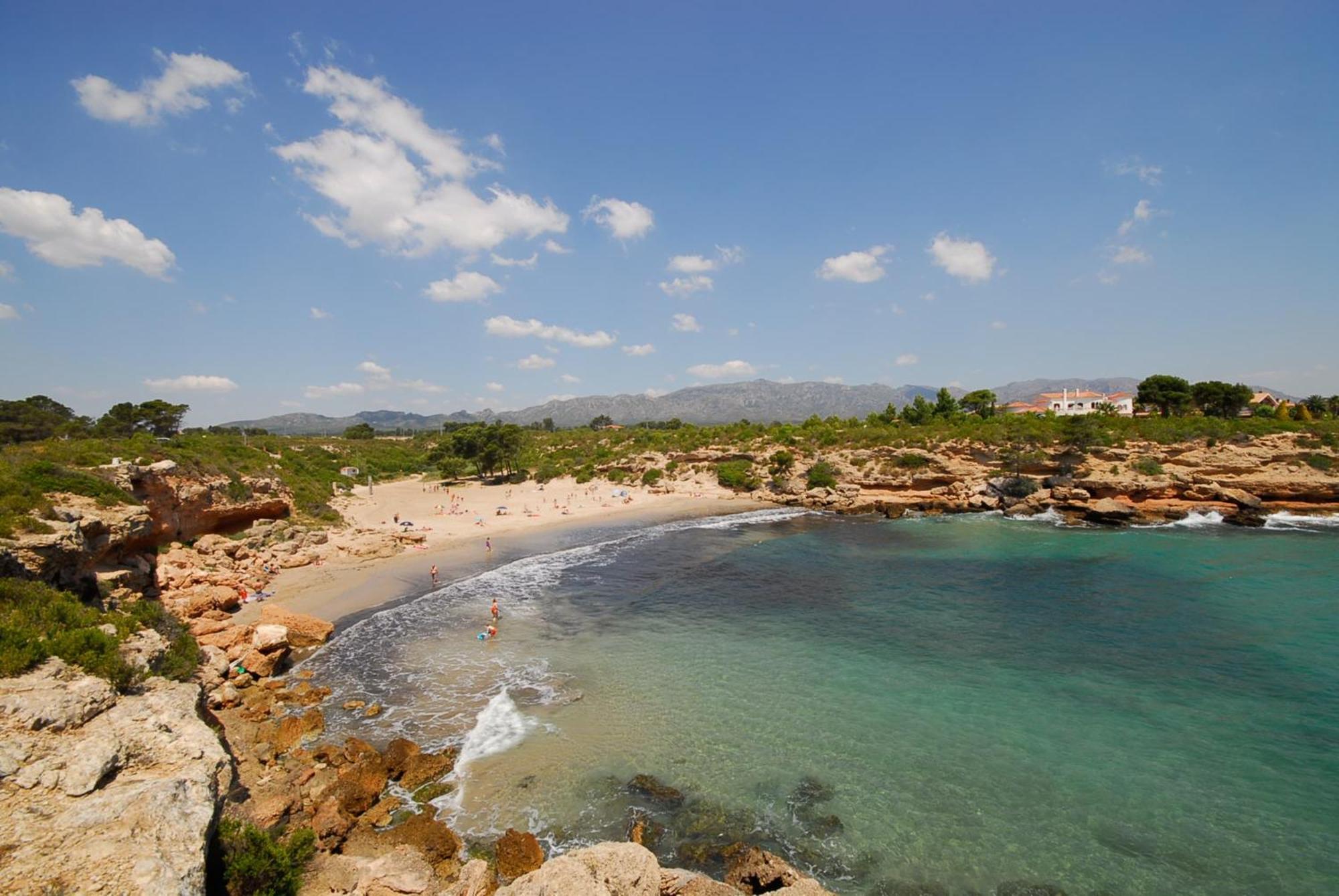 Villa Dos Calas - Bonita Villa De Estilo Rustico Y Piscina De Agua Salada L'Ametlla de Mar Buitenkant foto